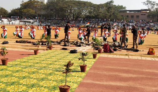 Bagged 1st place in R.N Shetty Stadium on Republic Day